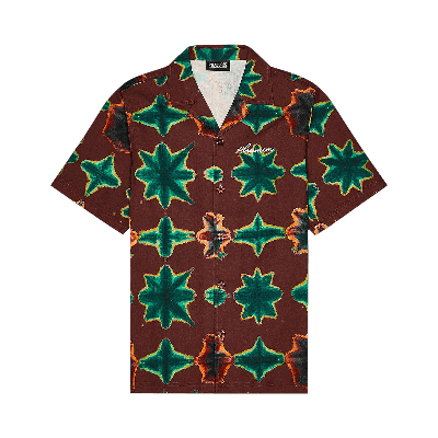 Pre-owned Pleasures Sulfur Short-sleeve Button Up 'red'