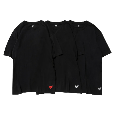 Pre-owned Human Made T-shirt (3 Pack) 'black'