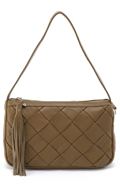 Hobo Kole Quilted Leather Shoulder Bag In Moss