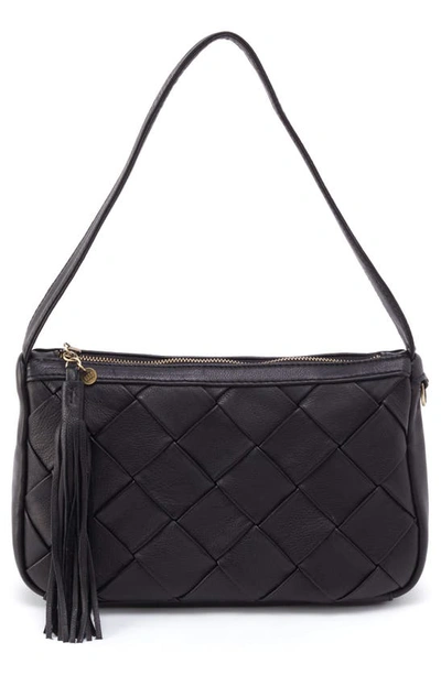 Hobo Kole Quilted Leather Shoulder Bag In Black