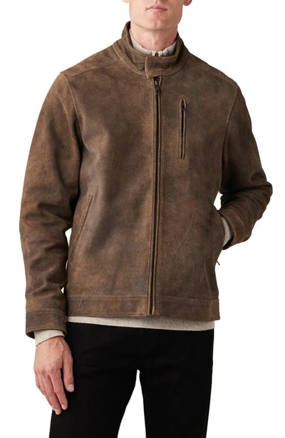 Rodd & Gunn Mandeville Suede Jacket In Seal