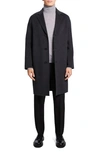 Theory Luxe Suffolk Double Faced Wool Blend Jacket In Black