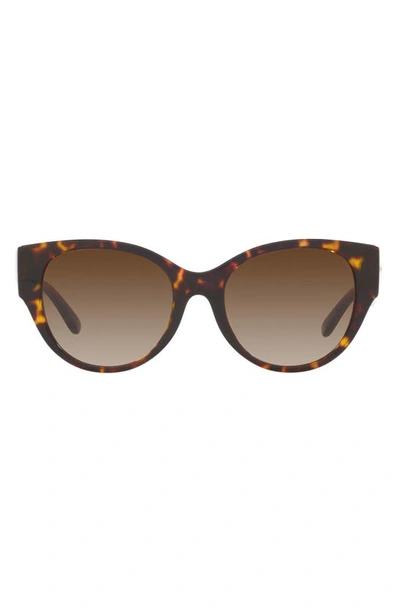 Tory Burch 54mm Cateye Sunglasses In Dark Tortoise