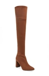 Jeffrey Campbell Parisah Over The Knee Boot In Brown Suede