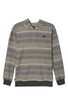 O'neill Kids' Bavaro Stripe Pullover Hoodie In Black