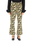 Marni Lovers Prairie Print Cropped Pants In Black