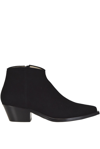 FABIANA FILIPPI SUEDE TEXAN ANKLE BOOTS