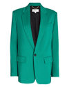 A.l.c Dakota One-button Jacket In Blue-med