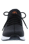 FRENCH CONNECTION SHANE SNAKE EMBOSSED KNIT SNEAKER