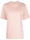 Moncler Pink T-shirt With Logo In Pink