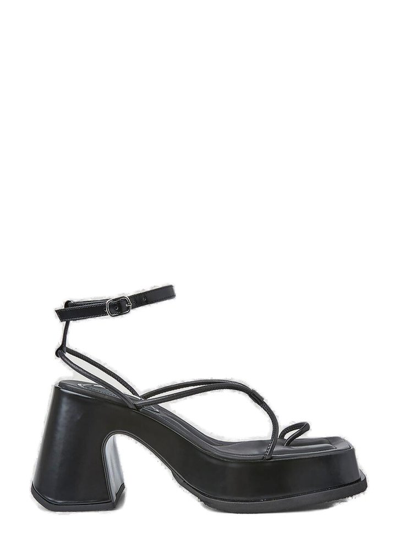 Eytys Olympia Platform Sandals In Leather Black
