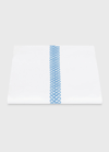 Matouk Astor Braid King Duvet Cover In Sky