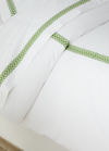 Matouk Astor Braid Duvet Cover, Full/queen In Grass