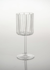 Tuttoattaccato Stripe Wine Glass, White