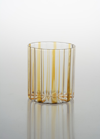 Tuttoattaccato Striped Glass, Amber