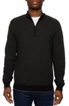 Robert Graham Men's Draco Quarter-zip Knit Sweater In Black