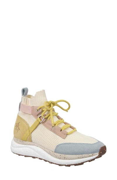 Otbt Hybrid High Top Platform Sneaker In Yellow