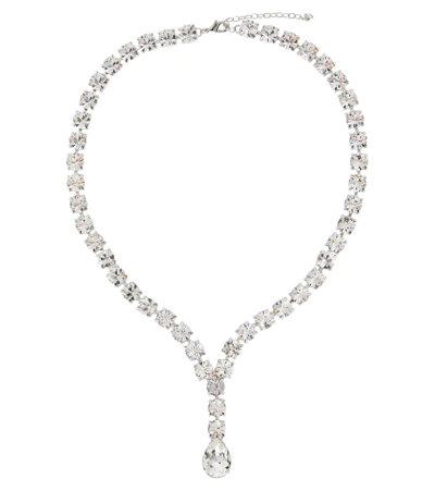 Jennifer Behr Teardrop Crystal-embellished Necklace