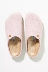 Birkenstock Zermatt 365 Suede Clogs In Pink