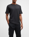 Theory Men's Droyer Studio T Textured T-shirt In Black