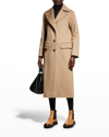 Fleurette Bryce Cashmere Trench Coat In Camel