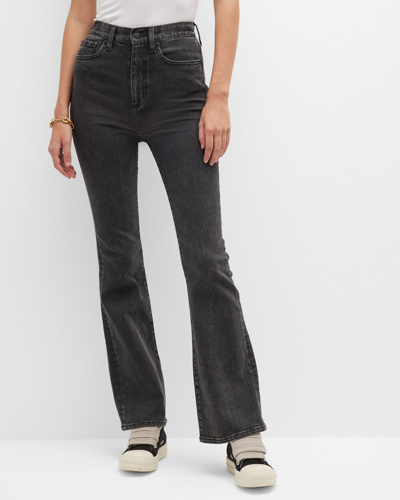 Pistola Dana High Rise Faded Bootcut Jeans In Grey