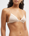 Kiki De Montparnasse Intime Soft Mesh-inset Bra In Blush