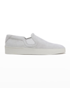Vince Men's Pacific-m Leather Slip-on Sneakers In Horchata