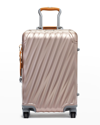 Tumi International Carry-on Spinner Luggage In Texture Blush