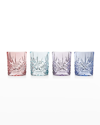 Godinger Dublin Blush Double Old Fashion Glasses, Set Of 4