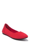 Mia Kerri Pointed Toe Flat In Red