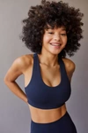 Splits59 Sara Airweight Sports Bra In Navy