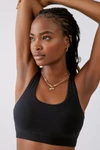 SPLITS59 AIRWEIGHT BRA TOP IN BLACK, WOMEN'S AT URBAN OUTFITTERS