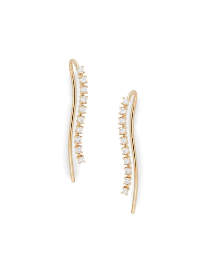 Hueb Women's Bestow 18k Yellow Gold & 0.24 Tcw Diamond Drop Earrings