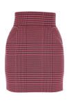 Alexandre Vauthier Mini Skirt With High-waisted Houndstooth Embroidery