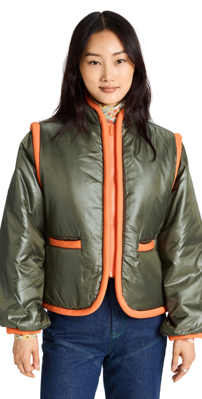 Siedres Bovi Jacket In Khaki