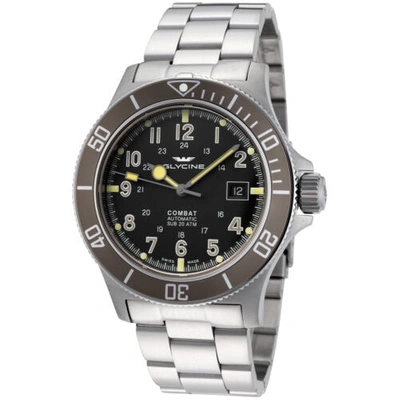 Pre-owned Glycine Men's Combat Sub Swiss Made Automatic 42mm Watch - Choice Of Color In Gl0076