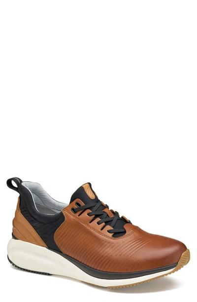 Johnston & Murphy Xc4® Tr1-luxe Hybrid Waterproof Sneaker In Tan Waterproof Full Grain