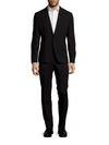 PIERRE BALMAIN Classic-Fit Two-Button Wool-Blend Suit,0400093246745