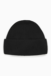 Cos Merino Wool Beanie In Black