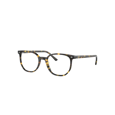 Ray Ban Elliot Optics Limited Edition Eyeglasses Yellow Havana Frame Clear Lenses Polarized 50-19