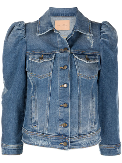 RETROFÉTE ADA PUFF-SLEEVE DENIM JACKET