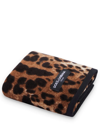 Dolce & Gabbana Terry Cotton Guest Towel In Schwarz