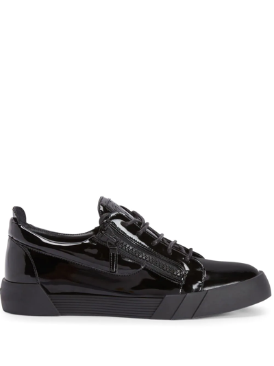 Giuseppe Zanotti The Shark 5.0 Low-top Sneakers In Black