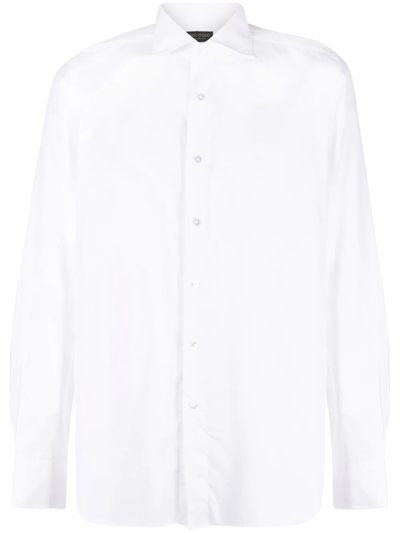 Dell'oglio Classic Button-up Shirt In White
