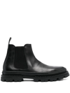 GIULIANO GALIANO ELVIS LEATHER ANKLE BOOTS