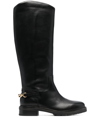 TOMMY HILFIGER CHAIN-LINK DETAIL BOOTS