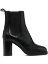 Isabel Marant Black Black Lalix Leather Ankle Boots In Schwarz