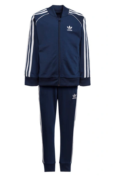 Adidas Originals Kids' Adicolor Superstar Track Jacket & Pants Set In Night  Indigo | ModeSens