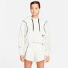 Nike Air Women's Full-zip Fleece Hoodie In White
